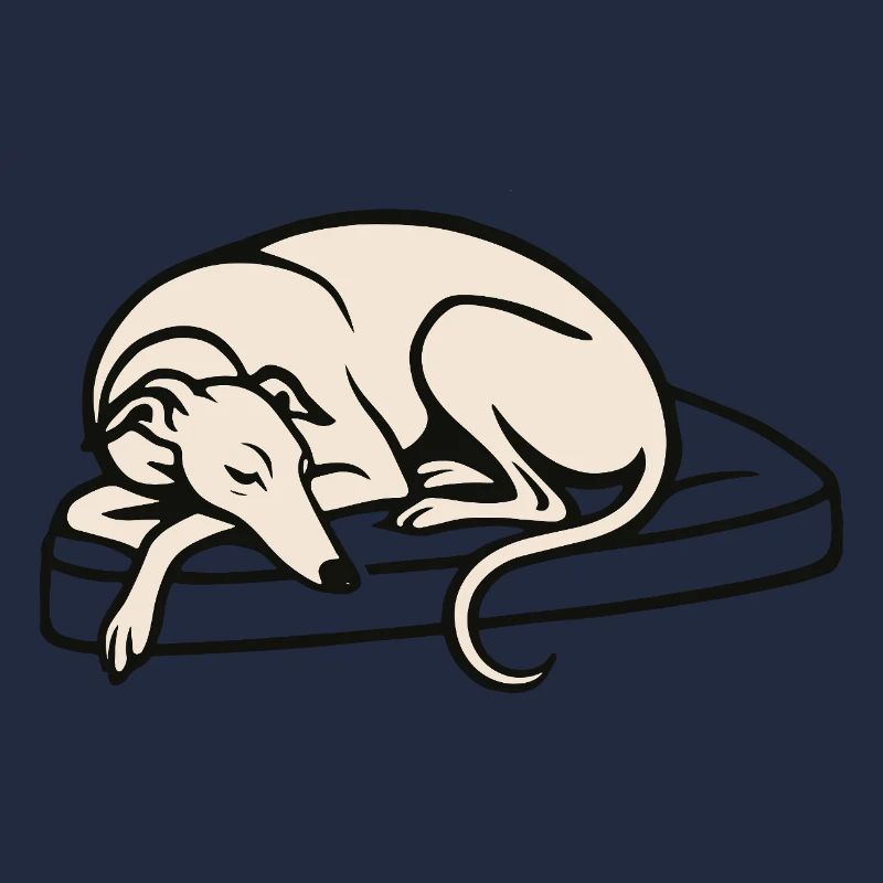Galgo sleeping