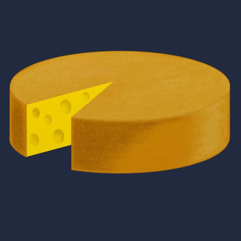 Käse angeschnitten
