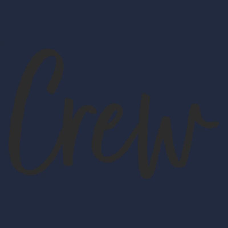 Crew Hand Lettering Design