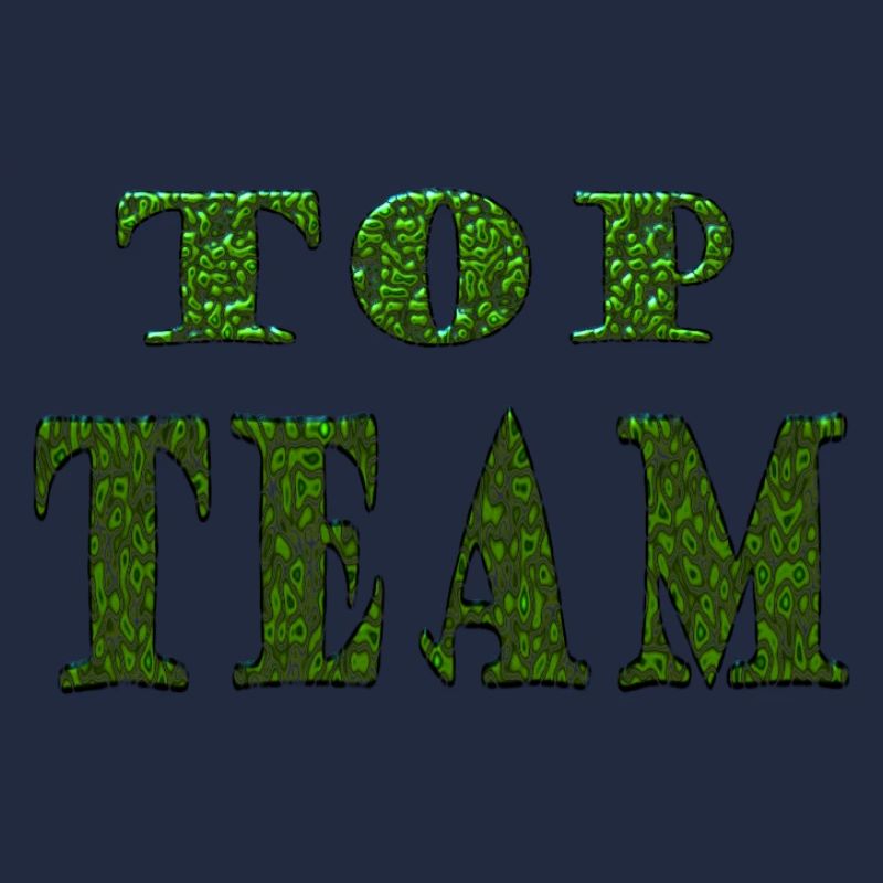 Top Team Green Pattern Texture