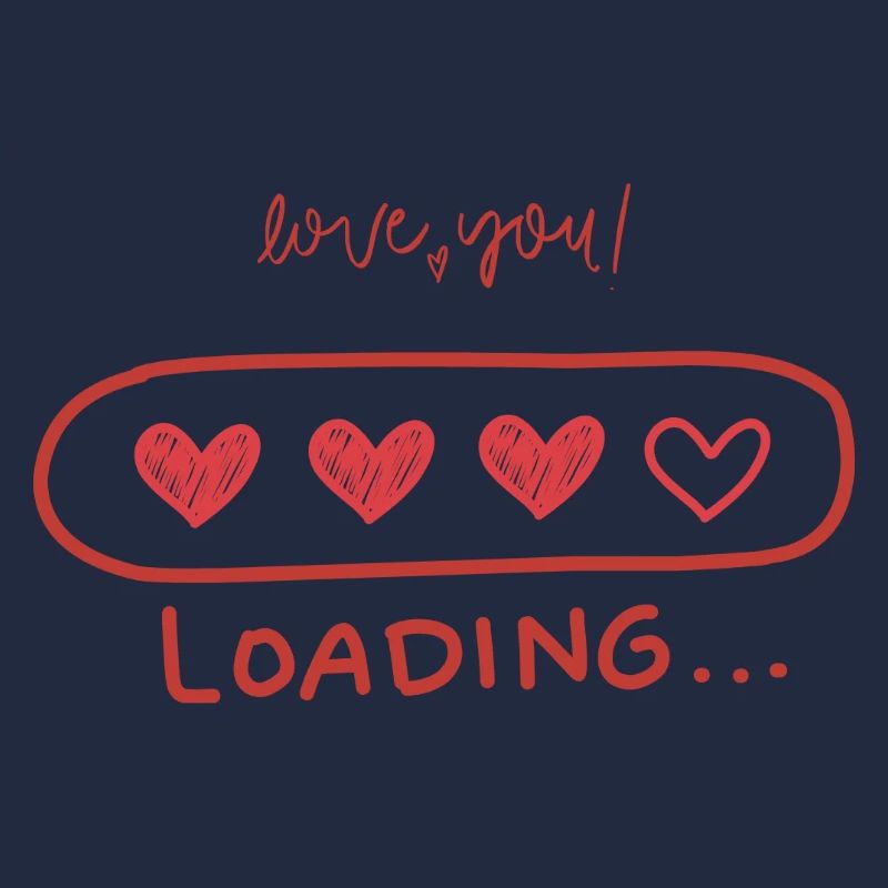 Herz-Loading Liebe