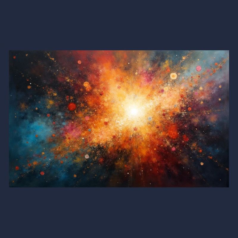 Explosion de la nébuleuse à explosion cosmique