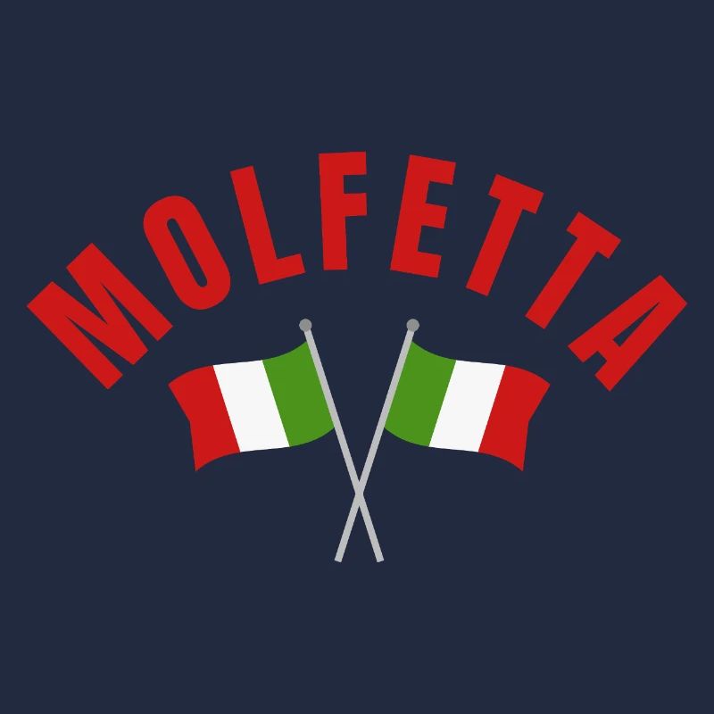 MOLFETTA Italian Flags Cross