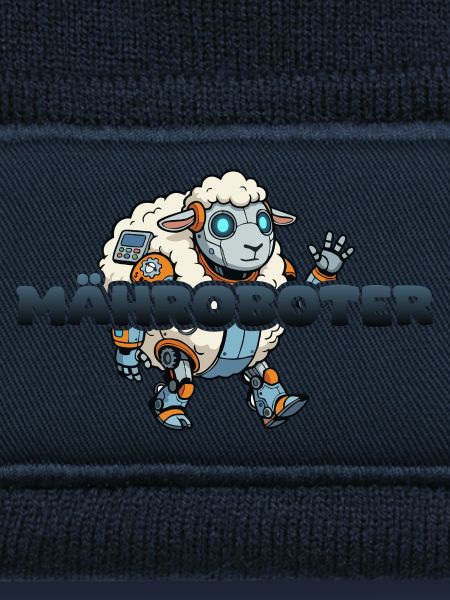 Mähroboter Cartoon Schaf