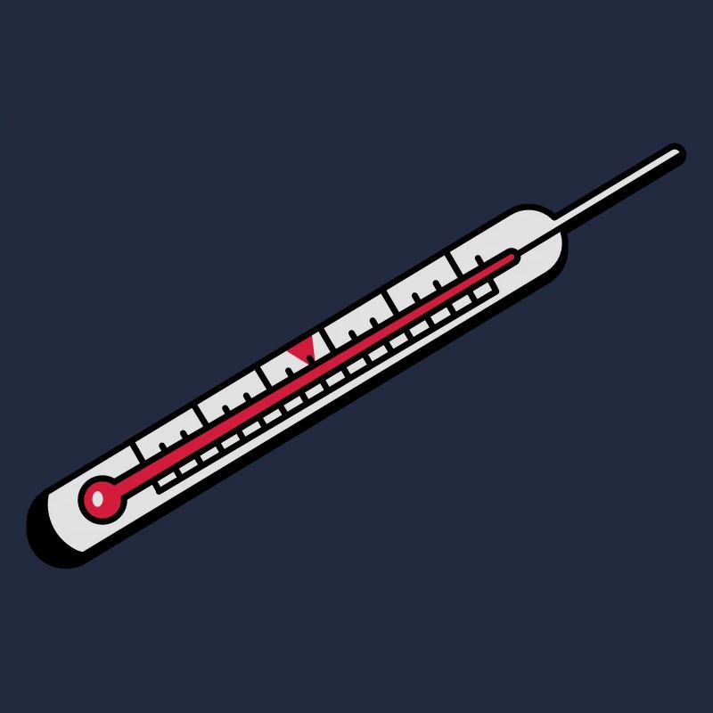 A mercury thermometer