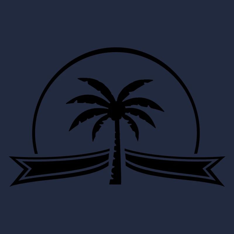 palm tree ribbon