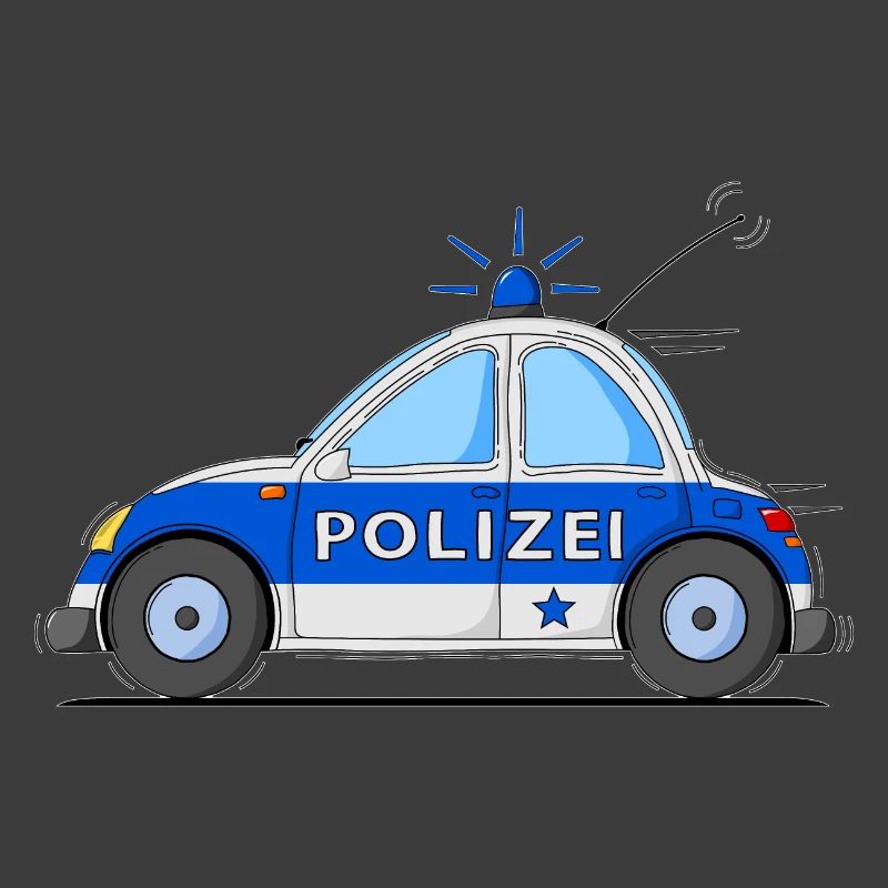 Polizeiauto Blau