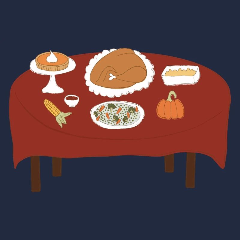 Thanksgiving-Fest Illustration