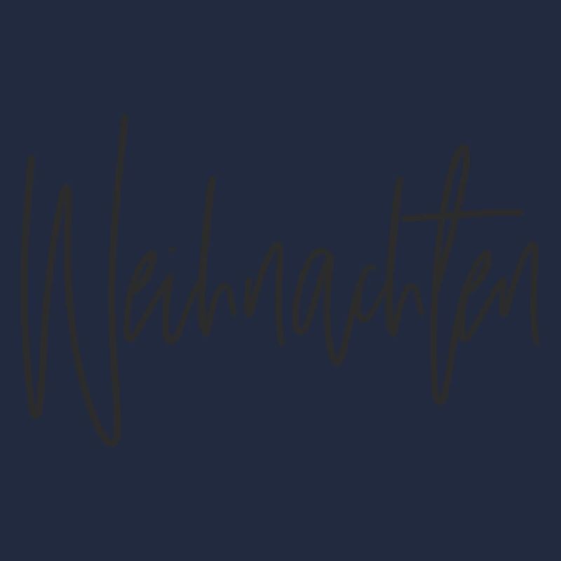 Weihnachten Script Handlettering