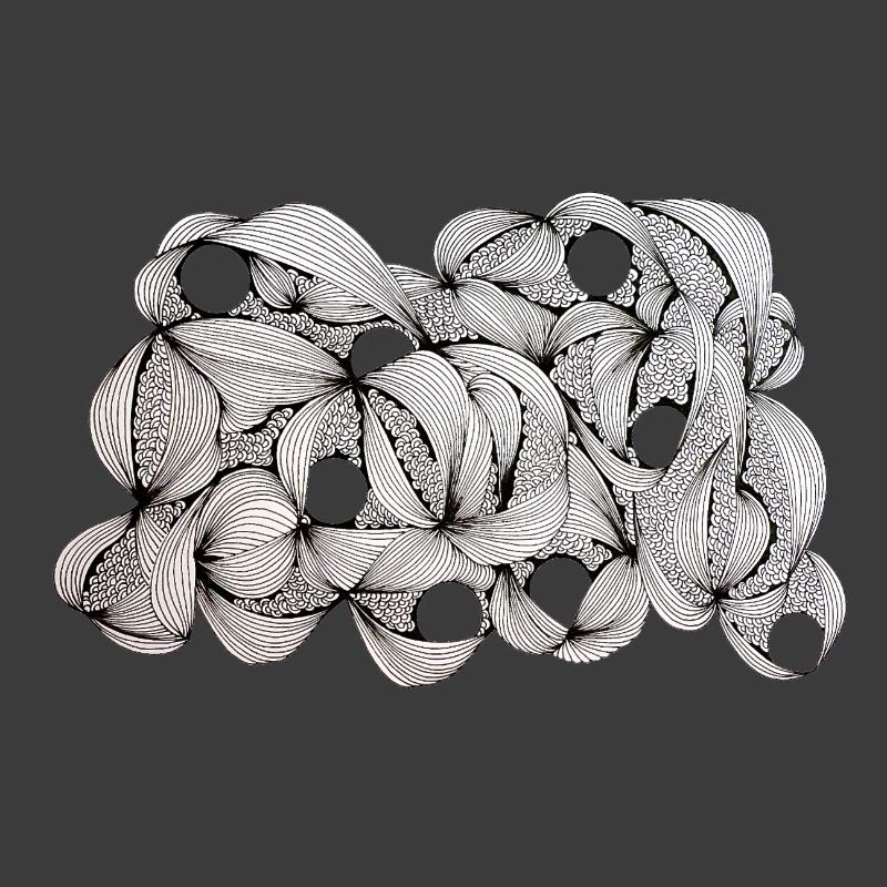 Lined Leaf Weave Pattern