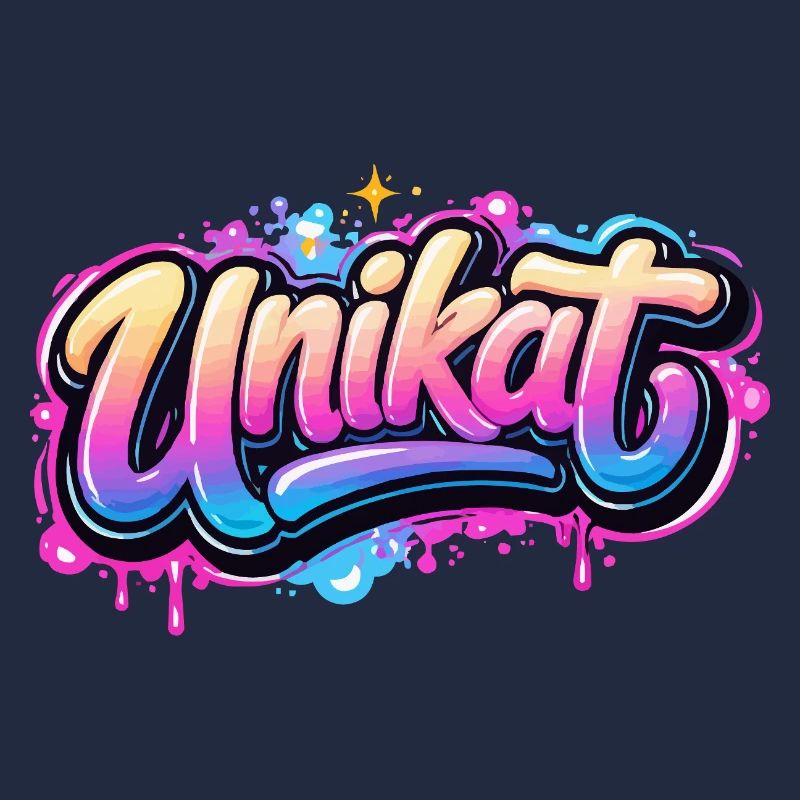 Néon graffiti unique