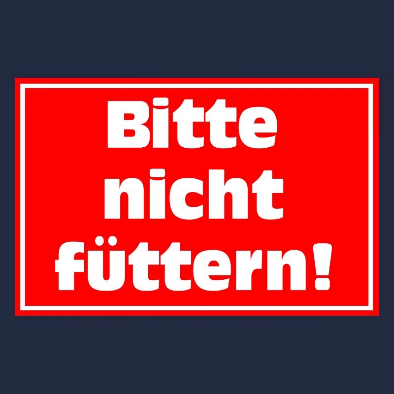 Bitte Nicht Füttern Warnzeichen