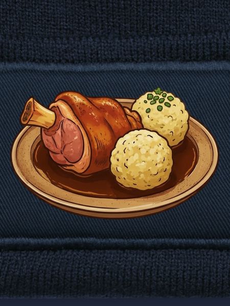 Schweinshaxe im Bratensud