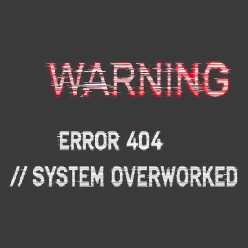 Avertissement de bug - Erreur 404 surchargée du système