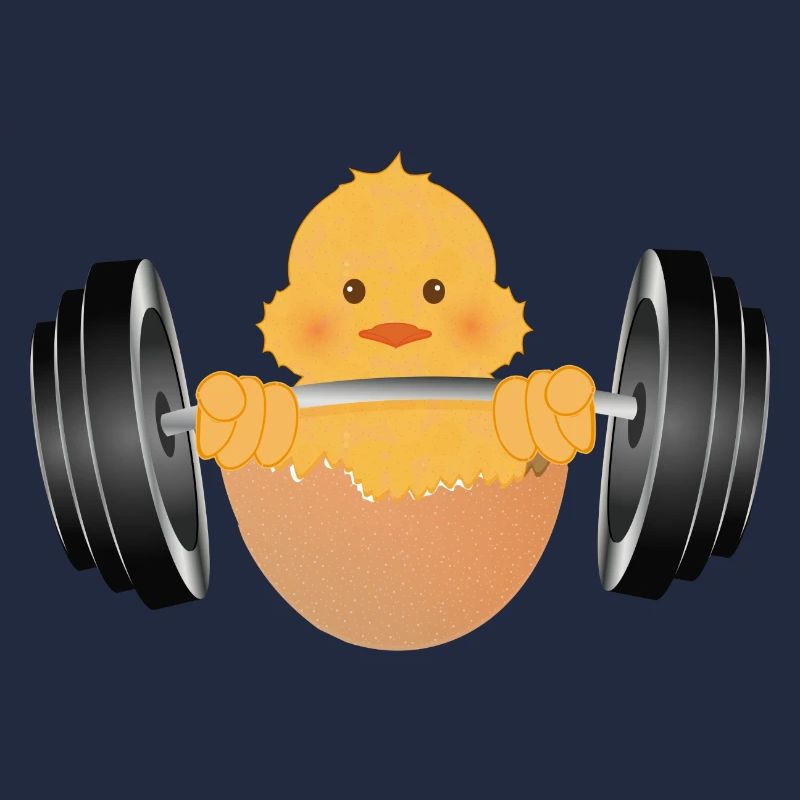 Bodybuilder chick with dumbbell during workout