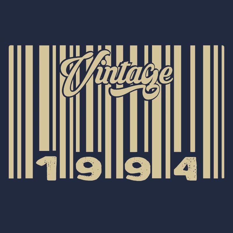 vintage 1994 Code barre 1994: Année 2025.