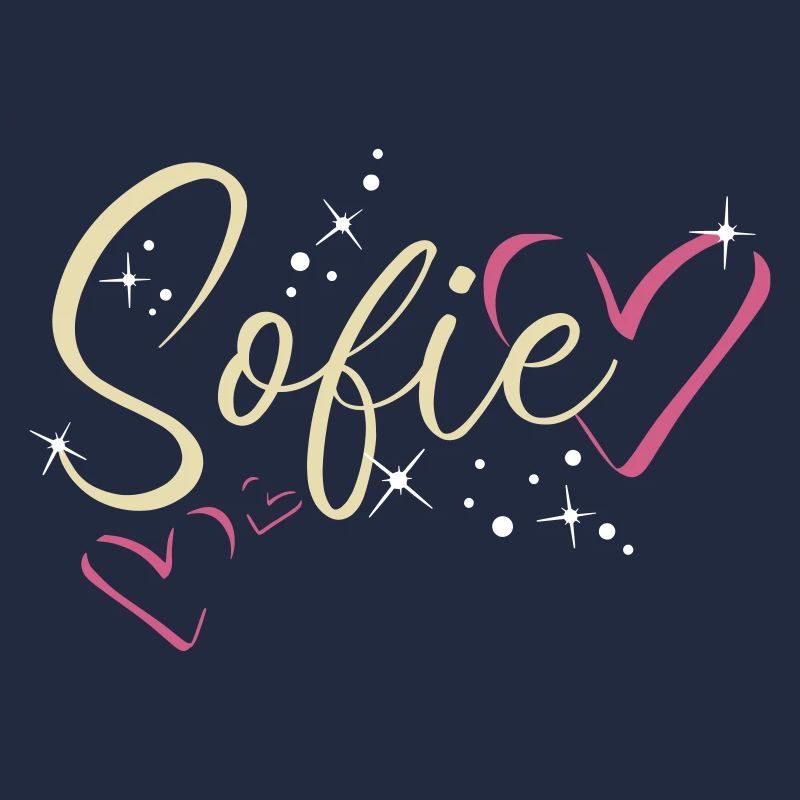 Sofie Surname First name Calligraphy Heart