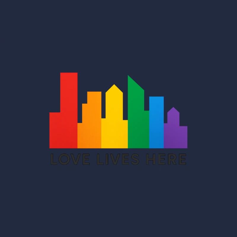 Rainbow Skyline Pride