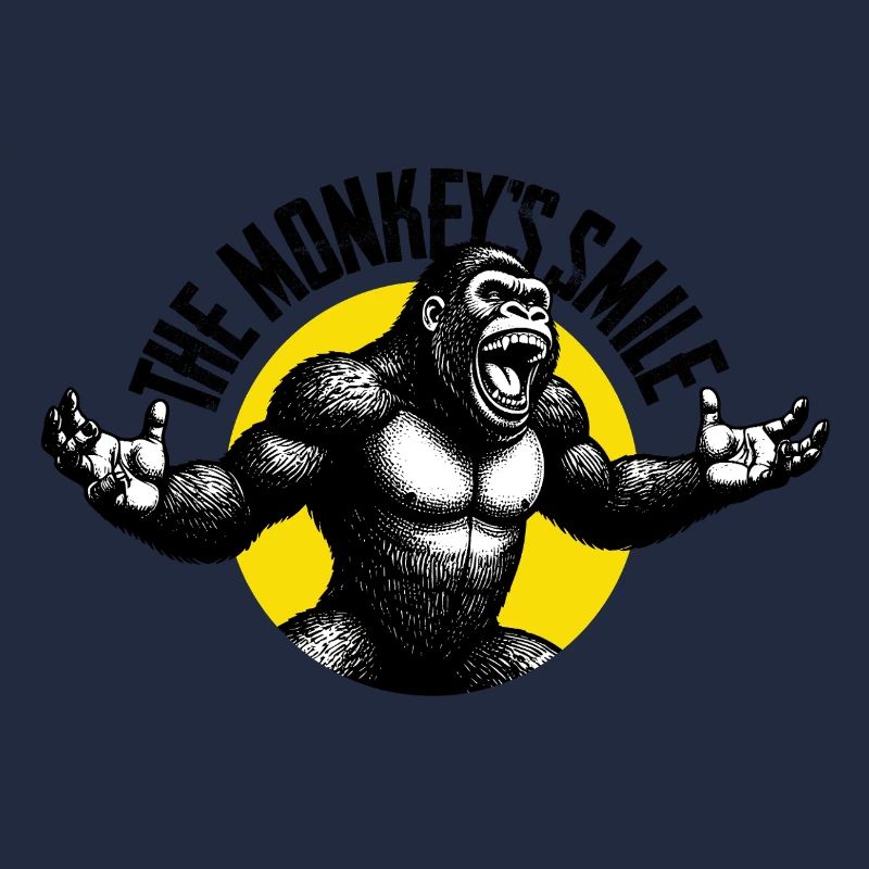Brüllender Gorilla