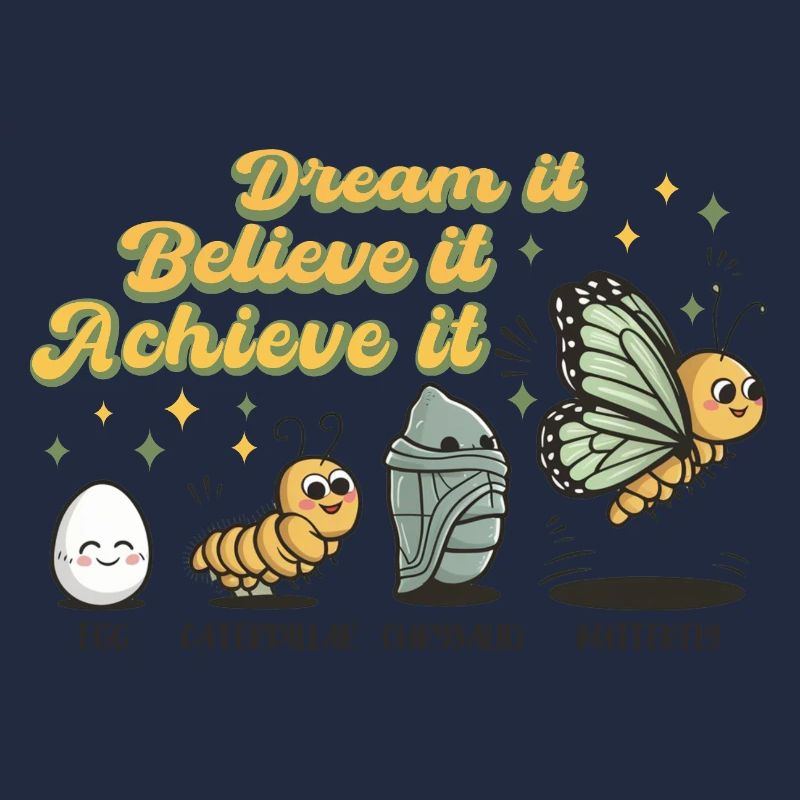 Chenille Papillon Ecole Evolution Cadeau