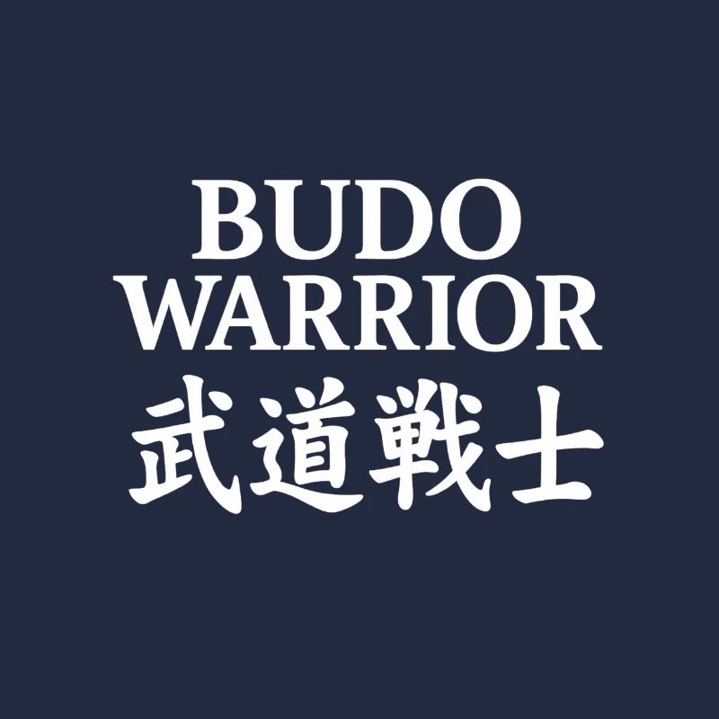 Budo-Krieger-Kampfkunst-Emblem