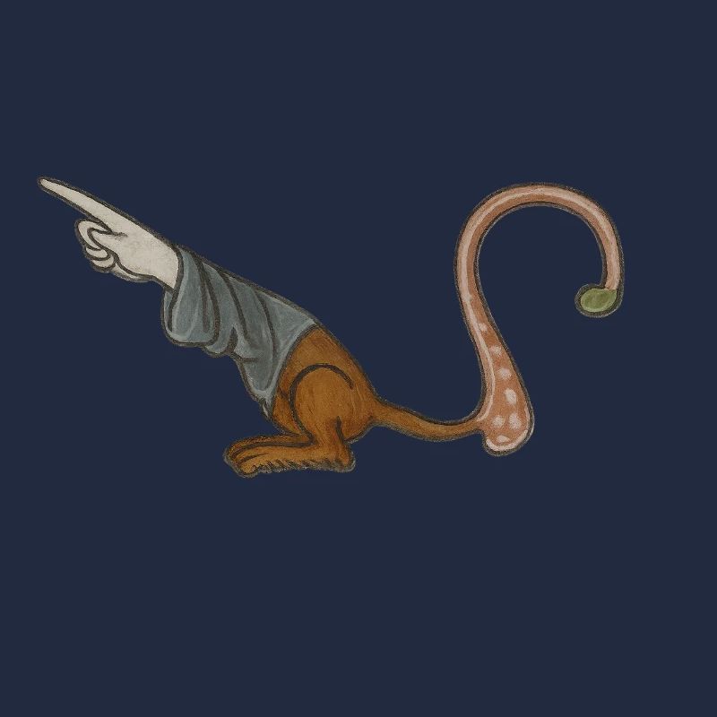 Medieval Pointer Finger - MARGINALIA