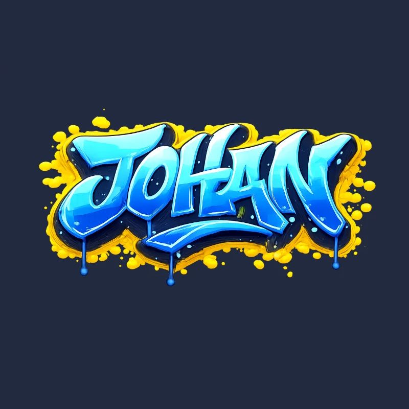 JOHAN GRAFFITI NAME FOR PERFECT GIFT PRINTABLE 