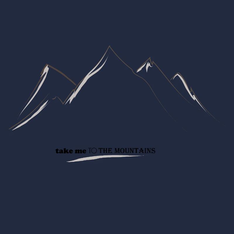 Silhouette der Linear Mountains
