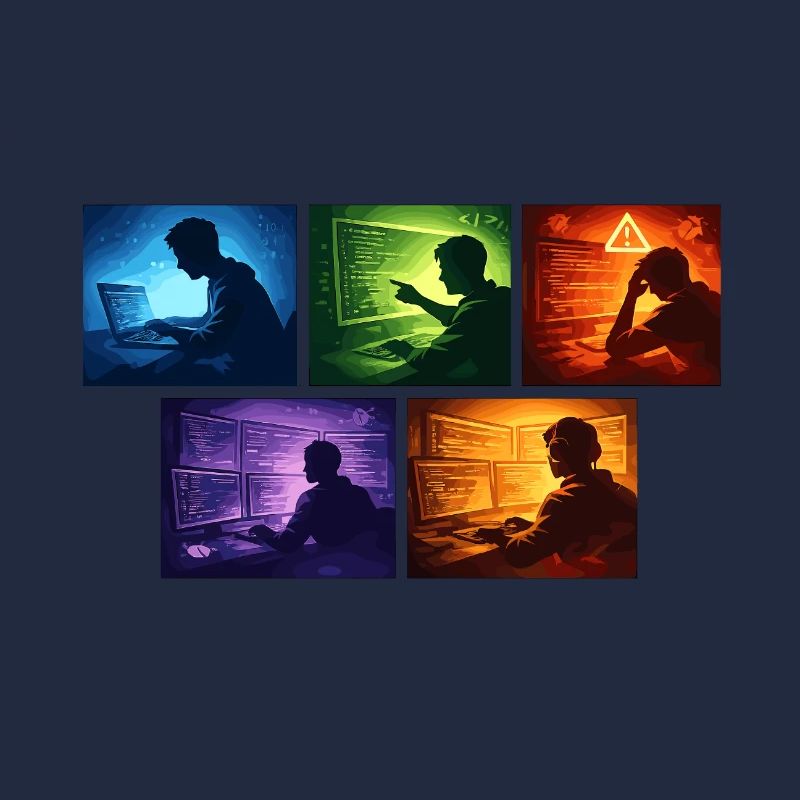 Ombre de code multi-écran