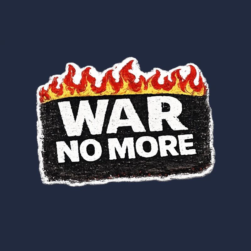 War No More – Sticker Peace & Humanity 