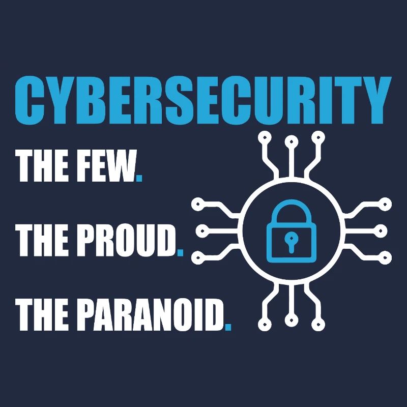 Lustiges Cybersicherheits-IT-Support-IT-Sicherheitsnetzwerk
