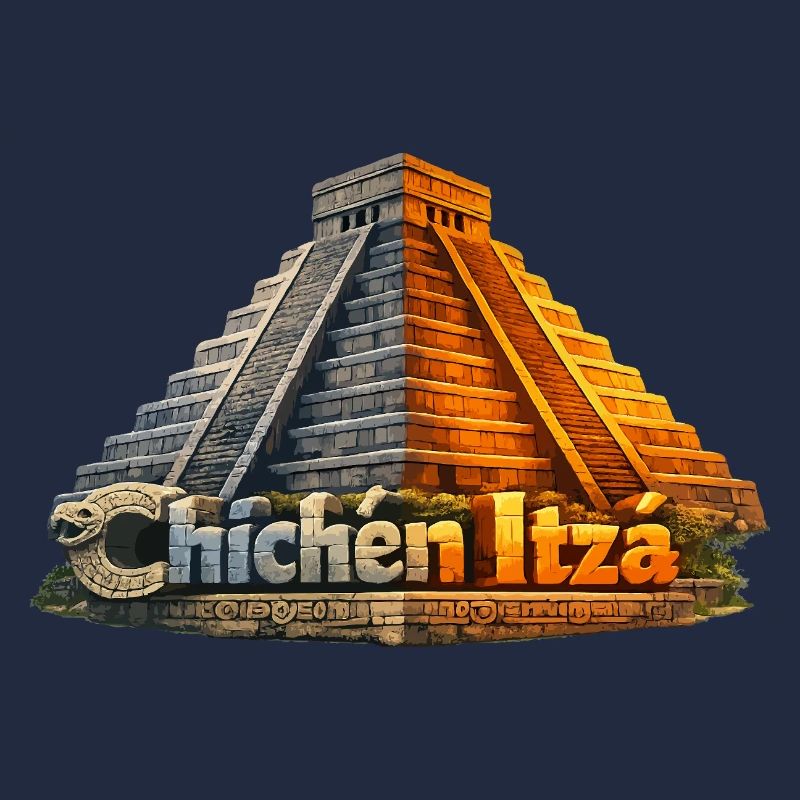 Chichen Itza Pyramid Serpent