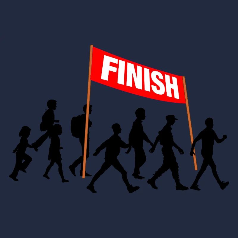 Walking Finish-Team