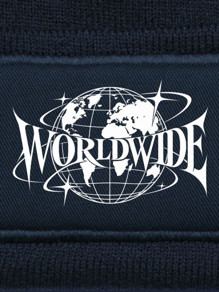 Weltweites Globus-Emblem