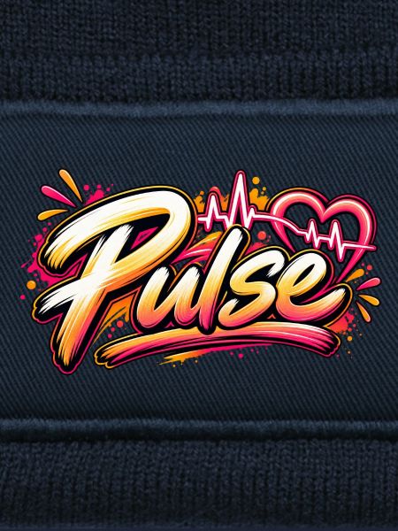 Pulse Graffiti Herz Neonschrift
