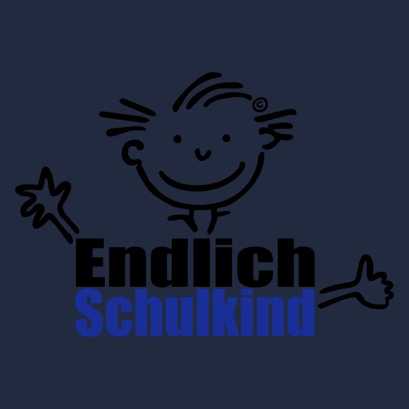 Junge: Endlich Schulkind