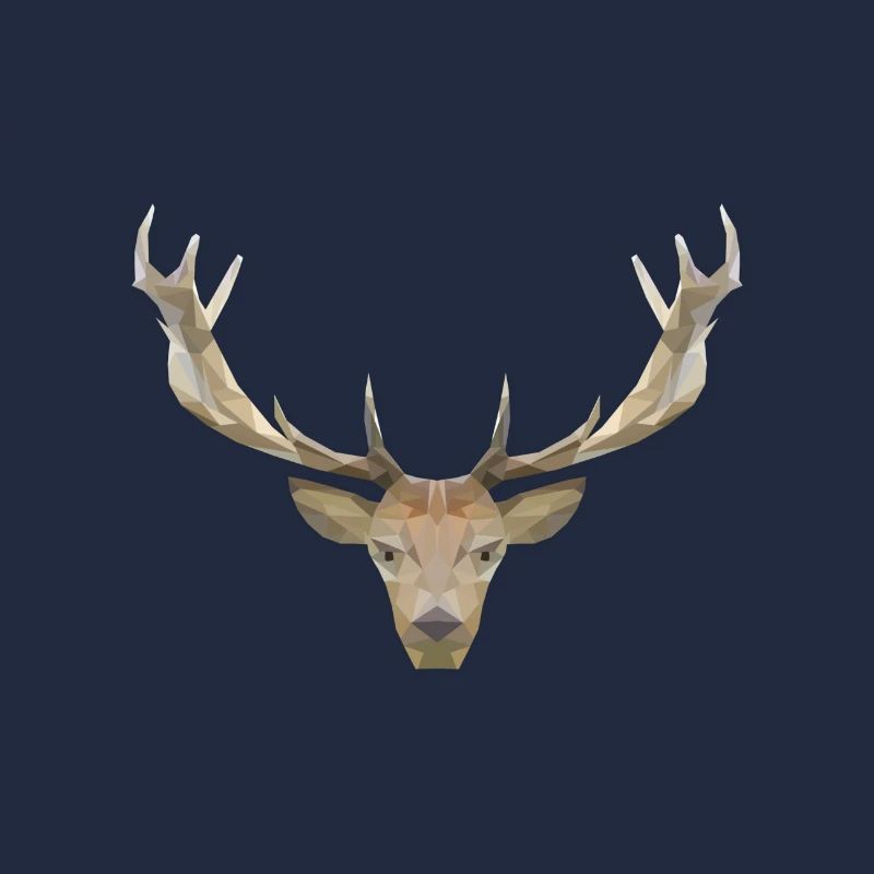 Low Poly Hirsch