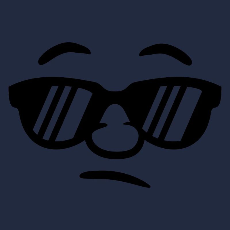 Cool sunglasses guy smiley face