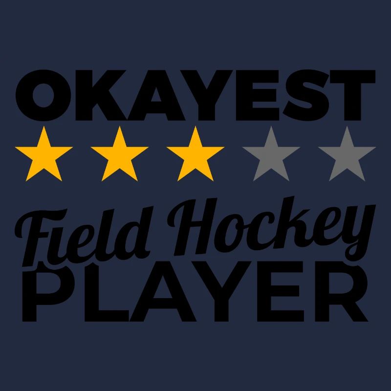 Lustiger Feldhockeyspieler
