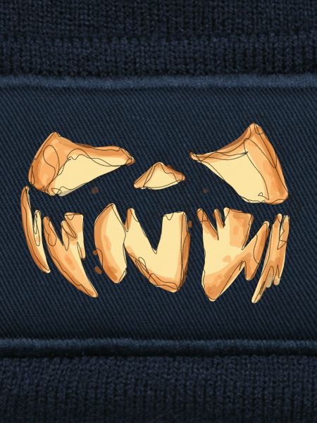 Pumpkin Face Halloween Scribble