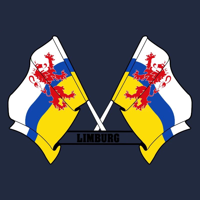 Two flags text LIMBURG