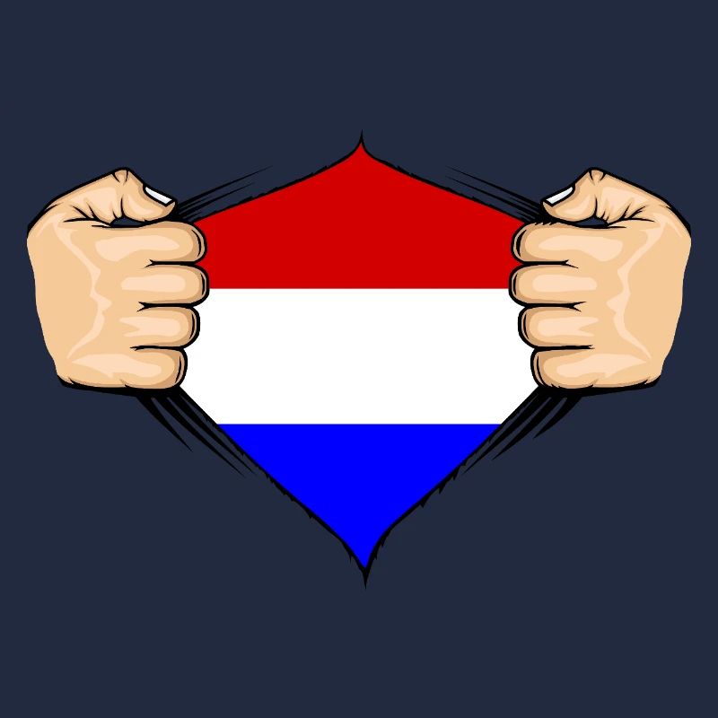 Conception du drapeau de la Hollande