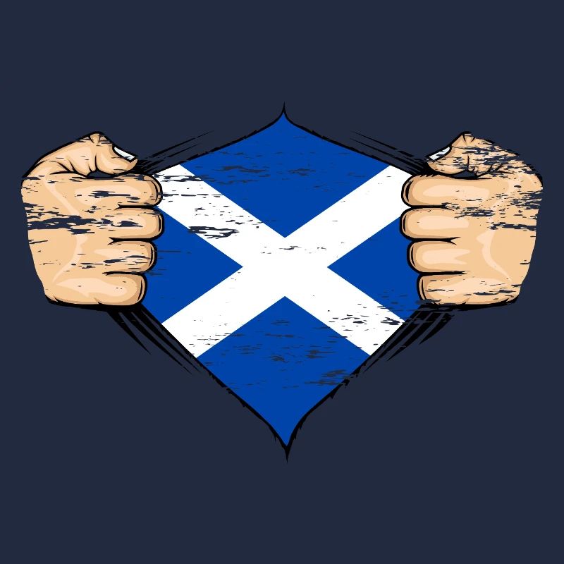 Scotland flag design used