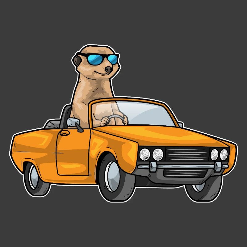 Erdmännchen Auto