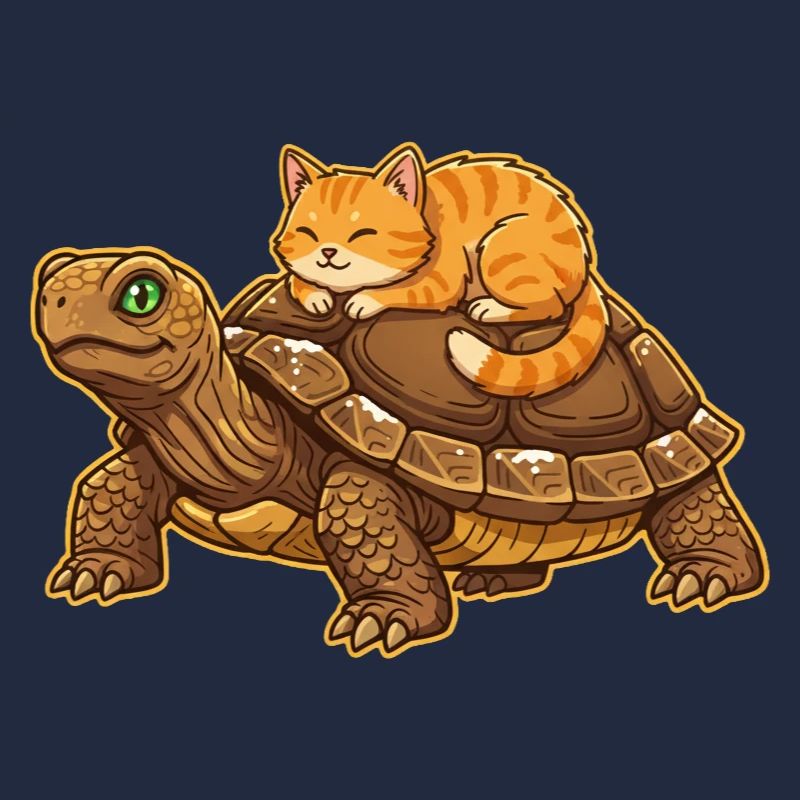 _katze-schlaeft-auf-schildkroete-suesse-freunde