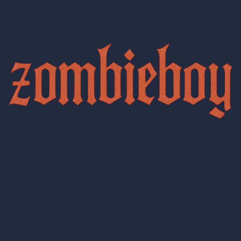 Zombieboy Gothic Schriftzug