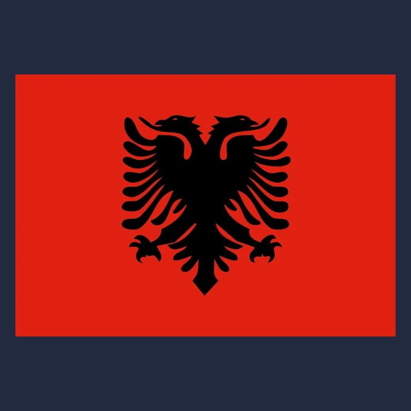 Conception du drapeau de l’aigle albanais