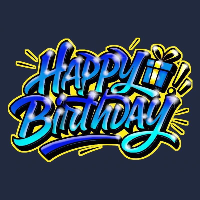 Happy Birthday Graffiti