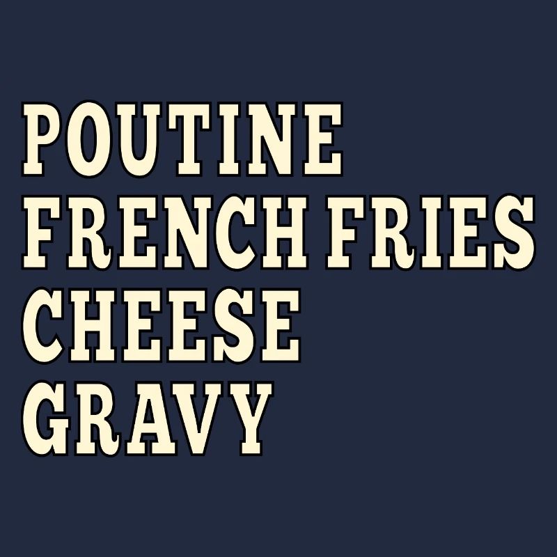 Kanadisches Fast-Food-Poutine