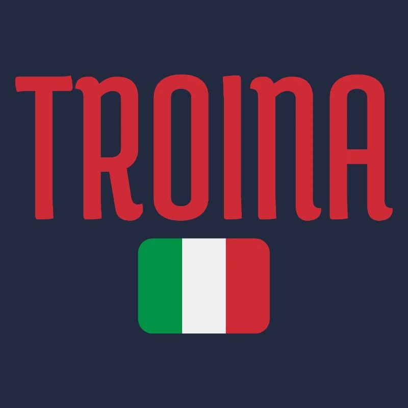 Trona-Italien-Flagge